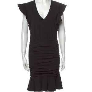 Veronica Beard Ruched T Shirt Mini Dress